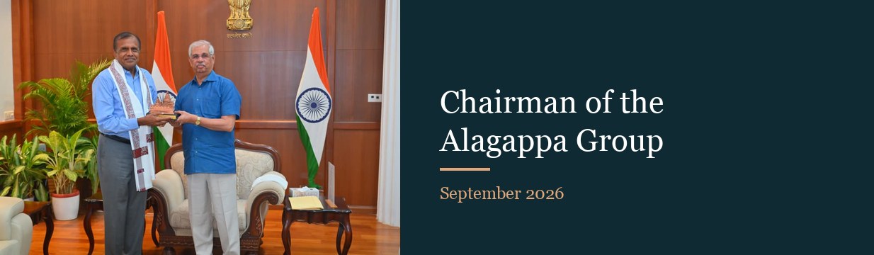Chairman of the Alagappa Group, September 2026